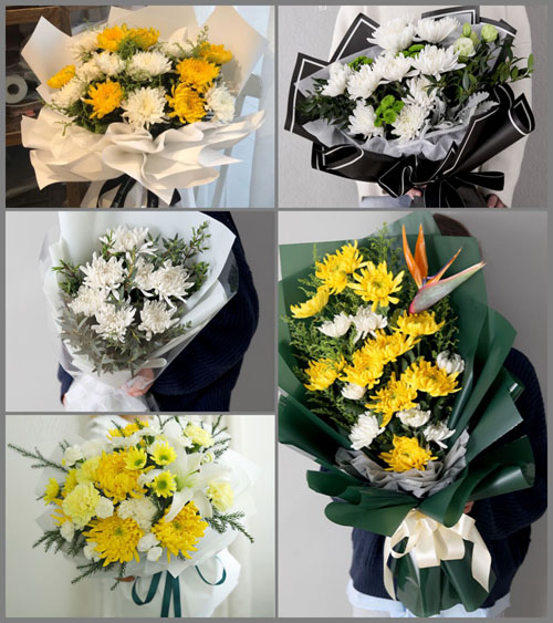 广东江门市鹤山市龙口镇三凤村白事花束代送